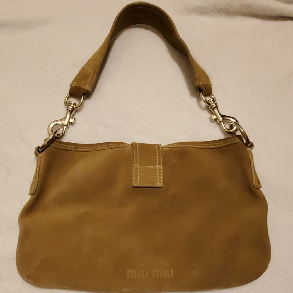 Miu Miu beige small mini bag